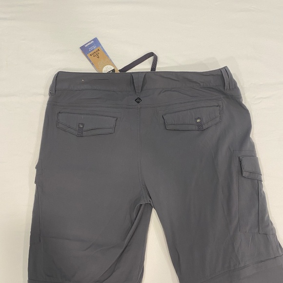NWT Prana Women's Mid-Rise Relaxed Fit Performance Convertible Hiking Pants - 12 - Picture 9 of 9